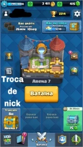 VENDO 3 CONTAS DE CLASH ROYALE E CLASH OF CLANS