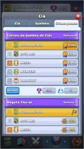 CONTA CLASH ROYALE LV. 13 LÍDER DE CLÃ 2200