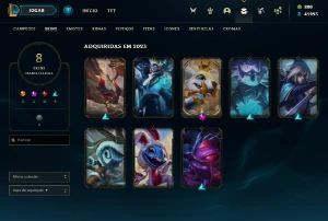 Conta LoL Platina 4 c/ skin prestígio  - League of Legends