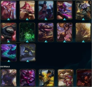 Conta LOL Platina 4 (78 campeões e 57 skins) - League of Legends
