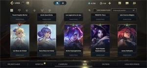 CONTA WILD RIFT - 61 SKINS - League of Legends: Wild Rift LOL WR