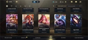 CONTA WILD RIFT - 61 SKINS - League of Legends: Wild Rift LOL WR