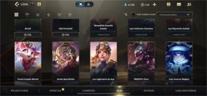 CONTA WILD RIFT - 61 SKINS - League of Legends: Wild Rift LOL WR