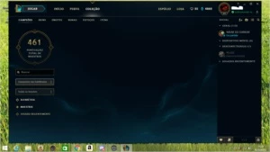 vendo acc do lol parando de joga - League of Legends