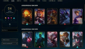 Conta Lvl 128 Esmeralda 4 Flex Ouro 3 Soloq Mmr Alto - League of Legends LOL