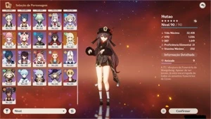 AR 56 Com 8 Personagens 5* E 5 Armas 5* - Genshin Impact
