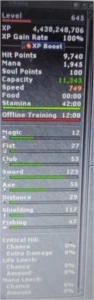 EK 645 non pvp - Tibia