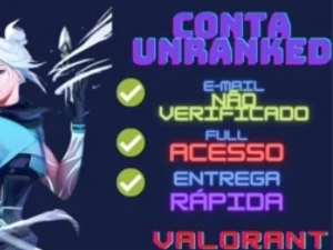 Conta Valorant Level 20 + Unranked Ou Rank Aleatório