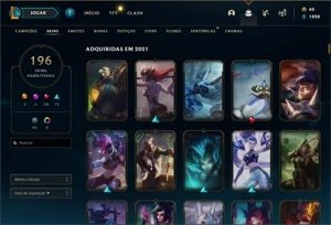 Conta league of legends +190 skins LOL