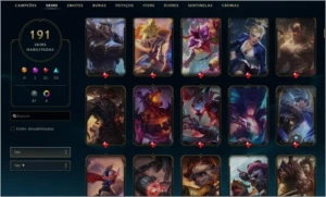 Conta de LOL 191 Skins - League of Legends