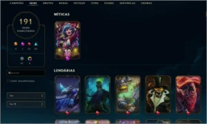 Conta de LOL 191 Skins - League of Legends