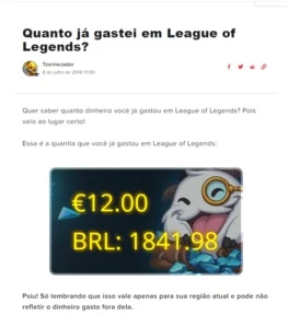 Conta de LOL 191 Skins - League of Legends