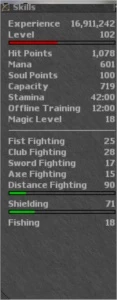 RP 102 NO PVP HARMONIA - Tibia