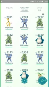 Conta de Pokémon GO