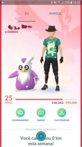 Conta de Pokémon GO