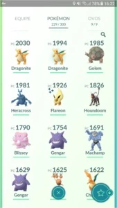 Conta de Pokémon GO