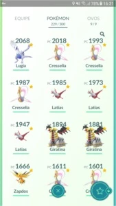 Conta de Pokémon GO