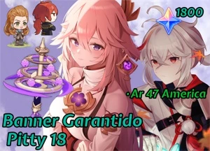 Yae + Arma e Kazuha no Garantido - Genshin Impact