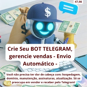 Seu Robô de vendas do TELEGRAM