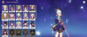 Conta Genshin - Ayaka C2 com sua Assinatura - AR43 - Genshin Impact