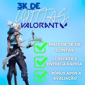 Pack Valorant Com Mais De 3K De Contas + Checker + Bônus