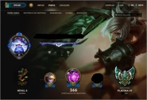 Acc Borda diamante 94 campeoes + 32 skins (pulsefire ezreal) - League of Legends LOL