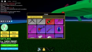 Conta de blox fruit nvl full com varias skins - Roblox