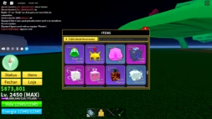 Conta de blox fruit nvl full com varias skins - Roblox