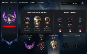 Smurf mestre LoL +100pdl - League of Legends