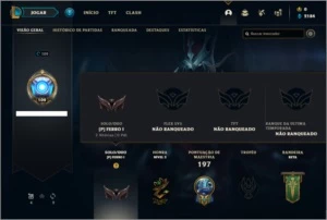 Conta Ferro 1 com 59 Champs e 24 Skins - League of Legends LOL