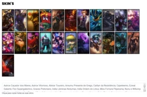 Conta Ferro 1 com 59 Champs e 24 Skins - League of Legends LOL