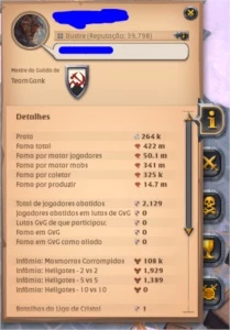 Conta albion online! 422m de fama