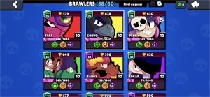 CONTA BRAWL STARS 30k TROFÉU COM VÁRIAS SKINS LENDÁRIAS