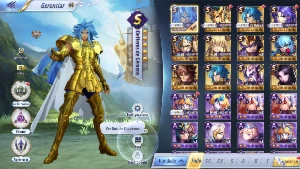 A143 Defteros / Saga de Sapuris / Asmita  (Com Gemas) - Saint Seiya Awakening SSA