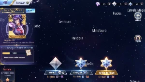 A143 Defteros / Saga de Sapuris / Asmita  (Com Gemas) - Saint Seiya Awakening SSA