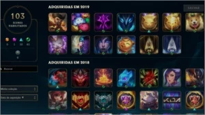 CONTA LOL GOLD 2 TODOS OS DADOS DA CONTA - League of Legends