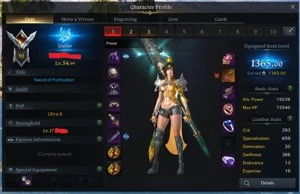 Striker Lv. 54 + 1365ilvl +2  alts T3+ 2 alts T2 - Lost Ark