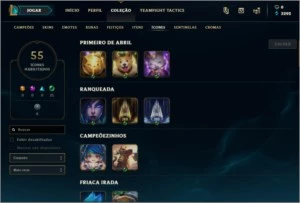 Vendo: conta nível 80 gold 5 - League of Legends LOL