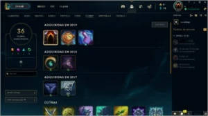Conta lol level 22 com 17 champs - League of Legends