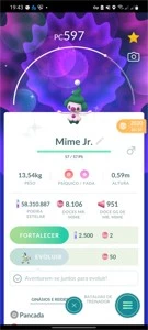 Conta pokemon go lv 50 438 xp 72 milhoes de dust - Pokémon