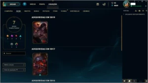 Conta LOL Diamante V Smurf 2019 - League of Legends
