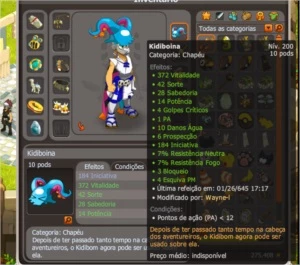 Vendo Acc Zob  e rolb lv 200 full scroll com set - Dofus