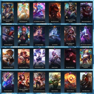 • Conta 125 Skins | Ex Challenger | Todos os Heróis - League of Legends: Wild Rift LOL WR