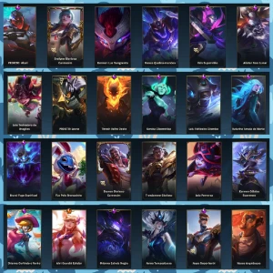 • Conta 125 Skins | Ex Challenger | Todos os Heróis - League of Legends: Wild Rift LOL WR