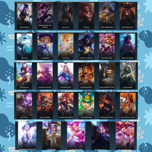 • Conta 125 Skins | Ex Challenger | Todos os Heróis - League of Legends: Wild Rift LOL WR