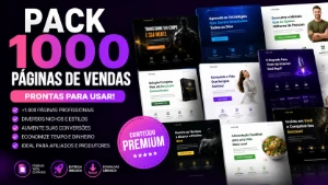 pack com 1k de paginas de vendas 🚀🚀🚀 - Sites, Lojas e Sistemas Prontos Sites e Scripts