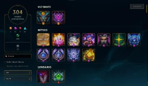 Conta de 2012 Ex Grão Mestre lvl 469 com 220 skin - League of Legends LOL