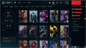 Conta LOL Diamante 100 skins - League of Legends