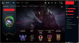 Conta LOL Diamante 100 skins - League of Legends