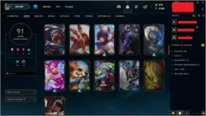 Conta LOL Diamante 100 skins - League of Legends